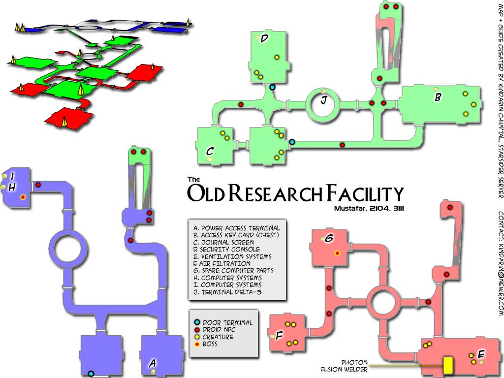 map of black mesa research facility